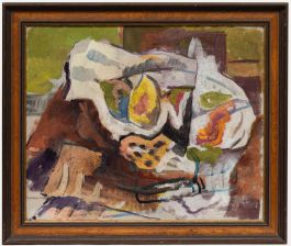 Rudolf Wulfertange - Framed Mid 20th Century Oil, The Fruit Bag