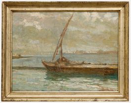 Salvatore Fantasia - Framed Early 20th Century Oil, Morning Sun