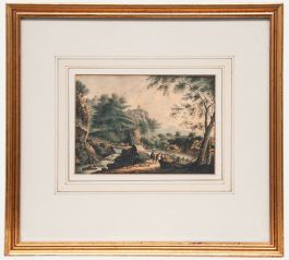 William Payne - 19th Century Watercolour, Travellers on a Country Road
