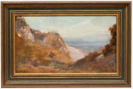 John White - Framed Early 20th Century Oil, Beer Head from the West