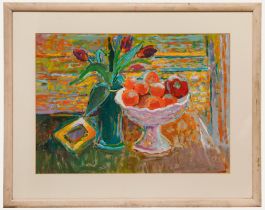 Contemporary Acrylic - Oranges and Tulips