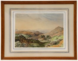Late 19th Century Watercolour - The Shepherd and his Dog