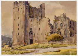 E. Charles Simpson - Mid 20th Century Watercolour, Bolton Castle