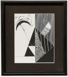 20th Century Woodcut - Shapes