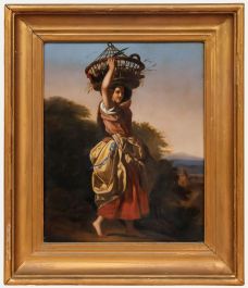 After Edward Henry Corbould - Late 19th Century Oil, Chickens for Sale