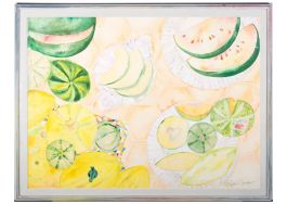 Sophie Carrdus - Contemporary Watercolour, Fun Melons