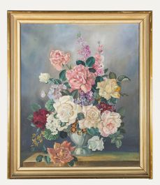 Mid 20th Century Oil - Summer In Bloom