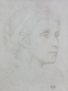 Ethel Slade King (1862-1941) - Portrait in Her Typical Style