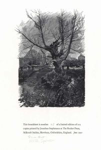 Simon Brett - Signed Limited Edition 1990 Wood Engraving