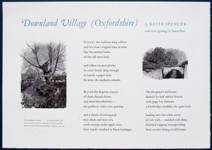 Simon Brett: Wood Engravings on Broadsheet