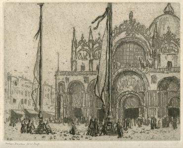 Nelson Dawson Sc et Imp - Venice Soft Ground Etching