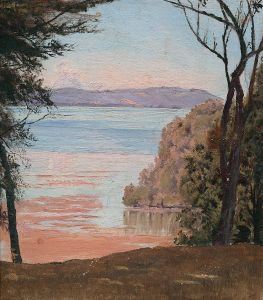 Bishop Hamilton Baynes, Bishop of Natal The Bay at Durban 1890 Oil