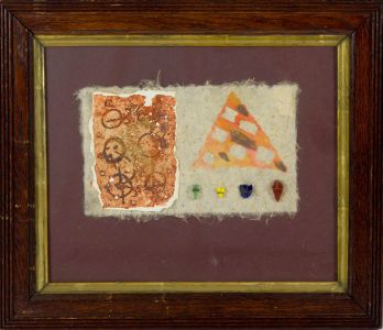 R. Blackmore - 1986 Mixed Media, Abstract Collage