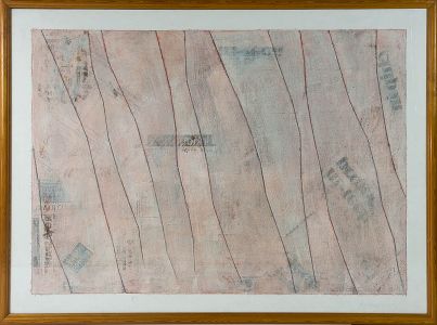 Sarah Troughton - Large 1983 Mixed Media, Abstract