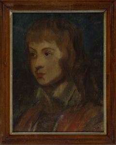 19th Century Pastel - Portrait of a Boy