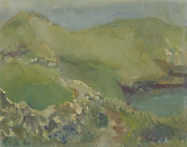 Gilbert Adams FRPS (1906-1996) - Mid 20th Century Oil, The Rumps, Cornwall