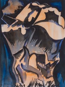 Rosalind Adams (née Thuillier) - Contemporary Watercolour, Abstract Figure