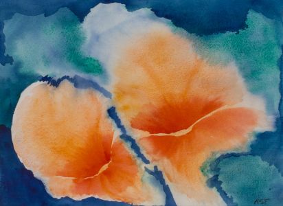Rosalind Adams (née Thuillier) - Contemporary Watercolour, Transparency