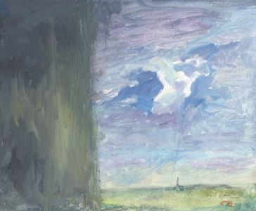 Gilbert Adams FRPS (1906-1996) - Mid 20th Century Oil, Abstracted Landscape