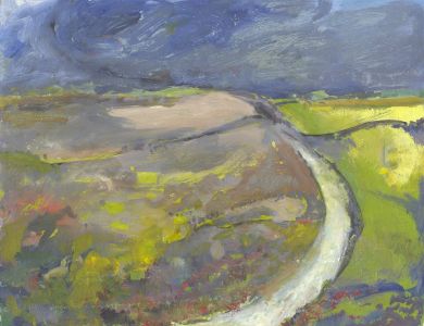 Gilbert Adams FRPS (1906-1996) - Mid 20th Century Oil, Rolling Hills