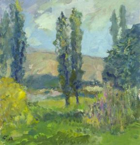 Gilbert Adams FRPS (1906-1996) - Mid 20th Century Oil, Italian Garden Scene