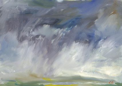 Gilbert Adams FRPS (1906-1996) - Mid 20th Century Oil, Sublime Sky