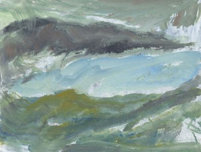Gilbert Adams FRPS (1906-1996) - Mid 20th Century Oil, Stormy Cove