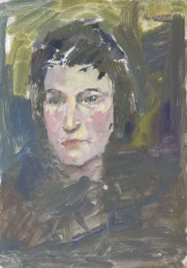 Gilbert Adams FRPS (1906-1996) - Impressionistic Mid 20th Century Oil, Portrait