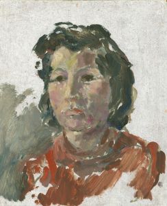 Gilbert Adams FRPS (1906-1996) - Impressionistic Mid 20th Century Oil, Portrait