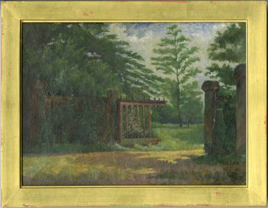 Freeth - 1898 Oil, The Old Gate