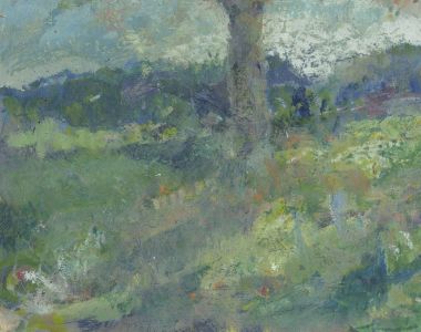 Gilbert Adams FRPS (1906-1996) - Impressionistic Mid 20th Century Oil, Meadow