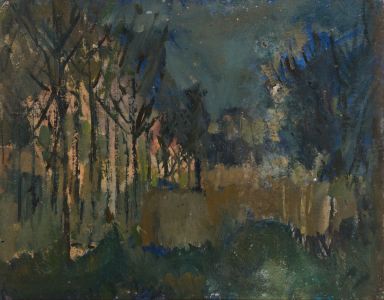 Gilbert Adams FRPS (1906-1996) - Mid 20th Century Oil, Forest