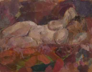 Gilbert Adams FRPS (1906-1996) - Mid 20th Century Oil, Nude