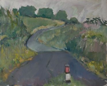 Gilbert Adams FRPS (1906-1996) - Mid 20th Century Oil, Country Road