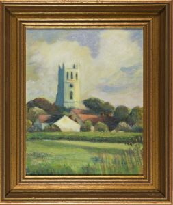 J. Gay - Contemporary Oil, Rural Village