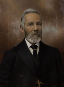 Hindley - 1909 Oil, Portrait of a Gentleman
