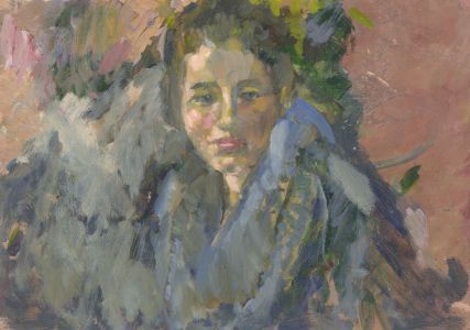 Gilbert Adams FRPS (1906-1996) - Mid 20th Century Oil, Portrait of a Woman