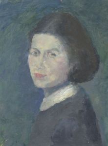 Gilbert Adams FRPS (1906-1996) - Mid 20th Century Oil, Portrait of a Woman