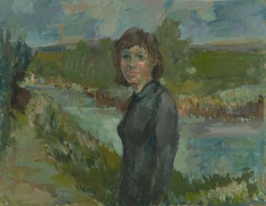 Gilbert Adams FRPS (1906-1996) - Mid 20th Century Oil, Portrait of a Woman