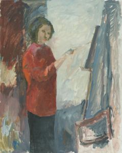 Gilbert Adams FRPS (1906-1996) - Mid 20th Century Oil, Portrait of an Artist