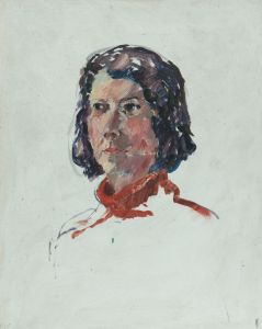 Gilbert Adams FRPS (1906-1996) - Mid 20th Century Oil, Portrait of a Woman