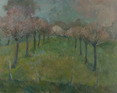 Gilbert Adams FRPS (1906-1996) - Mid 20th Century Oil, Orchard