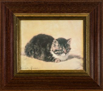 Contemporary - Dark Wood and Gilt Picture Frame