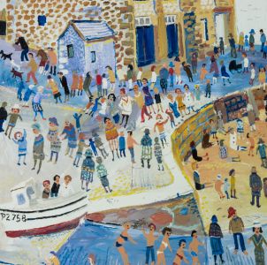 Fred Yates - Limited Edition Contemporary Giclee, Mousehole (Detail)
