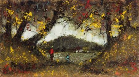 George Richard Deakins (1911-1982) - Mid 20th Century Mixed Media, Woods