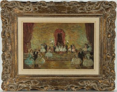 Marcel Cosson - Impressionist Early 20th Century Oil, Les Danseuses