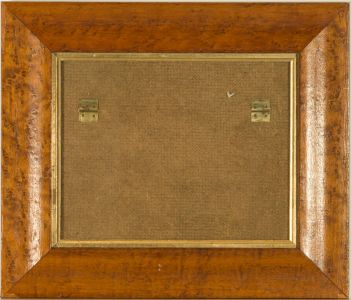 Early 20th Century Picture Frame - Maple Laminate Frame with Gilt Lining