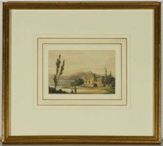 English School c.1820 Watercolour - Dundarawe, Loch Fine