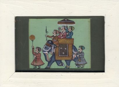Mogul School - Set of 3 Framed Mid 20th Century Gouaches, Mogul Princes