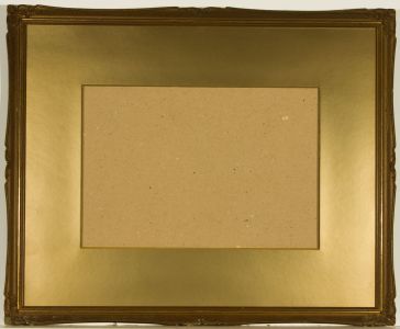 20th Century Decorative Gilt Frame with Mount